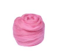 Needle Felting Wool Wool Felt Fibre DIY Needle Felting Materials Tools Soft Roving Fabric Colors(S72,20g)