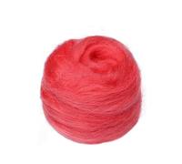 Needle Felting Wool Wool Felt Fibre Soft Roving DIY Craft Needle Felting Materials Tool for Beginner(S28,50g)