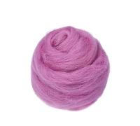 Needle Felting Wool Wool Felt Fibre Soft Roving DIY Craft Needle Felting Materials Tool for Beginner(S56,50g)