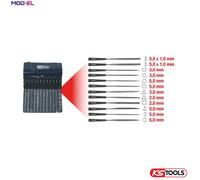 KS Tools 140.3050 Needle Files Set, 12 Pcs, 145mm