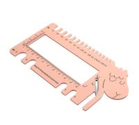Needle Measuring Ruler | Multifunctional and Sovereign Knitting Needle Gauge | Knitting Gauge Converter Tool with Ergonomic Manifestation