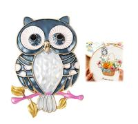 Needle Minder Magnet, Owl Needle Keeper for Sewing Magnetic Needle Minder Cross Stitch Accessories Secure Holder for Sewing Pins Needlework Embroidery Sewing Lover Gift