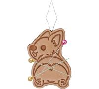 Needle Minder - Magnetic 2-in-1 Sewing Tool | Cute Animal Leather Needle Threader Embroidery Sewing Accessory | for Cross Stiţ Machine Needlework, Easy Thread Insert Holder and Pin Holders,CartoonP