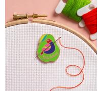 Needle Minder - Partridge in a Pear Tree for Cross Stitch, Sewing, Embroidery and Needlework Accessories, Enamel and Magnetic 12 Days of Christmas
