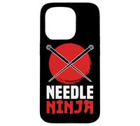 Needle Ninja Funny Sewing Craft Design Case for iPhone 15 Pro
