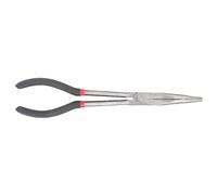 Needle Nose Pliers, Long Needle Nose Pliers 11in Extended Handle Pliers 45 Degrees Curved Nose Steel Pliers Curved Needle Nose Pliers with Plastic Handle Bent Long Nose Pliers