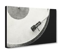 Needle Of The Turntable Painting Modern Art Canvas Wall Art Print Ready to Hang, Framed Picture for Living Room Bedroom Home Office Décor, 30x20 Inch (76x50 cm)