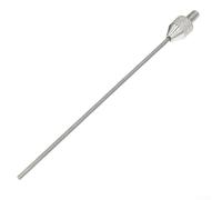 Needle Points for Dial Indicator - 5-Piece Set of Stainless Steel Depth Measuring Probes, M2.5 x 0.45 Thread, 1 mm Diameter, 50 mm Effective Length,