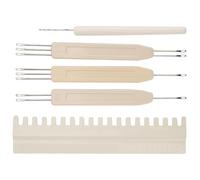 Needle Pusher Transfer Tool Set for Knitting Machine, Crochet Sewing Tools Compatible with KH581 KH811 KH821 KH831 KH851 KH860 KH880 CK35, Metal Plastic Accessory Kit for 4.5mm