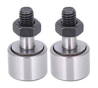 Needle Roller Bearing KR16/CF6, High Cam Follower Bearing with 16mm Outer Diameter for Industrial Robots and Woodworking Machinery Bearing Steel 2pcs