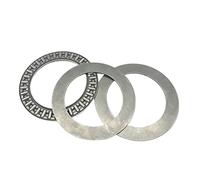 Needle Roller Thrust Bearing, Chromium Steel Deep Groove Ball Thrust Needle Roller Bearings Pack Of 5 Multiple Sizes(AXK1024)