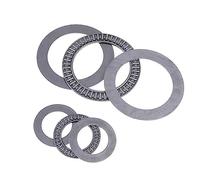 Needle Roller Thrust Bearing, Chromium Steel Deep Groove Ball Thrust Needle Roller Bearings With Washers Multiple Sizes(AXK6590 65x90x3mm)