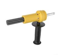 Needle Scaler Adapter SDS Shank for Electric Hammer, Engineered for Rust Removal and Concrete Preparation (Yellow)