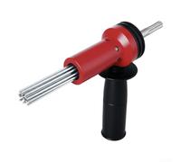 Needle Scaler Adapter SDS Shank for Electric Hammer, Engineered for Rust Removal and Concrete Preparation (Red)