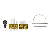 Needle Set, Hand Sewing Household Kit, Assorted Sizes, Various Types, Circular, Sailmakers, Packing, Crewel, Upholstery, Carpet, With Threader, 27 Pieces