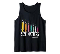 Needle Size Matters Funny Nursing and Nurses Tank Top