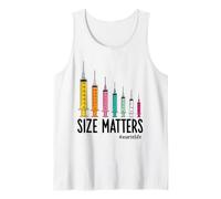 Needle Size Matters Funny Nursing and Nurses Tank Top