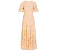 Needle & Thread Carmen Ruffled Tulle Gown - Pink - 14 (UK14 / L)