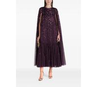 Needle & Thread Falling Stars sequin cape maxi dress - Purple 8-10-12-14-16-18