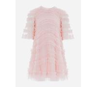 Needle & Thread Girls Amara Ruffle Dress in Pink - Pink - 5 Yrs