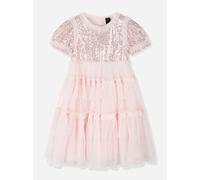 Needle & Thread Girls Annalise Dress in Pink - Pink - 10 Yrs