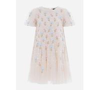 Needle & Thread Girls Dandelion Ditsy Dress in Ivory - Ivory - 12 Yrs