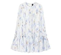 Needle & Thread Girls Ophelia Ditsy Chiffon Cape Dress in Blue - female - Needle & Thread - Dresses - Multicolor - 4 Y - Kids 4 Y