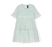 NEEDLE & THREAD KIDS sequin-embellished ruffled party dress - Green 3 yrs-4 yrs-6 yrs-8 yrs-10 yrs-11 yrs