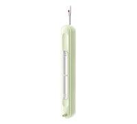 Needle Threader 2 in 1 Seam Ripper Automatic Threading Retractable Tool Quick Unpicker for Sewing Machine Hand Craft Knitting Embroidery with Stretchable Grip and Premium Durable Design (Green)