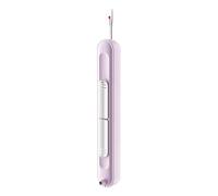 Needle Threader 2 in 1 Seam Ripper Automatic Threading Retractable Tool Quick Unpicker for Sewing Machine Hand Craft Knitting Embroidery with Stretchable Grip and Premium Durable Design (Purple)
