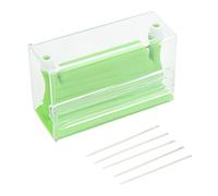 Needle Threader Plastic Double Hole Design Sewing Machine Insertion Tool (Green)