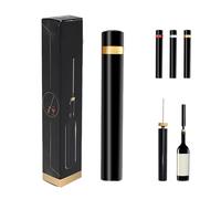 Needle Type Wines Bottle Openers, Travel Pocket Air Pressure Pump Bottle Open, Air Pump Cork Remover for Home Restaurant Party Wine Lovers (Gold)