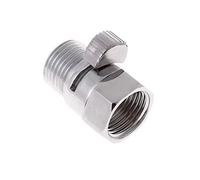 Needle Valve Brass Flow Control Valve Water Pressure Reducing Controller Hand Held Sprayer Head Shut Off Stop Switch for Shower Supply