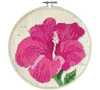 Needleart World Long Stitch Tapestry Kit Hibiscus Blush