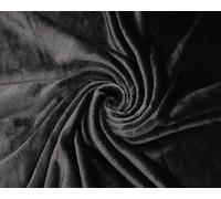 Needleberry Black Fleece Fabric - 3 Metre x 150cm - 100% Polyester - Soft, Durable Material for Sewing, Crafts, Quilting and Upholstery
