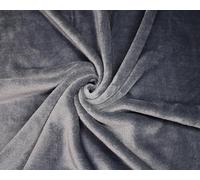 Needleberry Dark Grey Fleece Fabric - 3 Metre x 150cm - 100% Polyester - Soft, Durable Material for Sewing, Crafts, Quilting and Upholstery