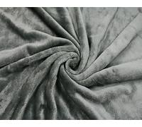 Needleberry Grey Fleece Fabric - 3 Metre x 150cm - 100% Polyester - Soft, Durable Material for Sewing, Crafts, Quilting and Upholstery