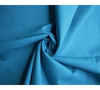 Needleberry Polycotton Fabric - Metre x 112cm - 80% Polyester 20% Cotton - Lightweight Durable Material for Sewing, Crafts & Dressmaking (Turquoise, 3 Meters)