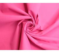 Needleberry Polycotton Fabric - Metre x 112cm - 80% Polyester 20% Cotton - Lightweight Durable Material for Sewing, Crafts & Dressmaking (Flo Cerise, 1 Meter)