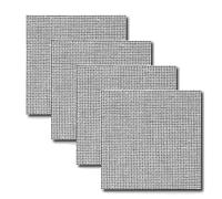 Needlepoint Blank Canvas MonoDeluxe 12/13/14/18-Mesh Sheets Set of 4 (13 Mesh 8"x8")