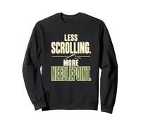 Needlepoint Cross Stitch Hand Stitcher Craft Mom Sweatshirt
