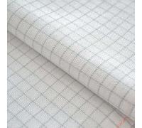 Needlepoint Fabric 25 Count - 100% Cotton - Natural White - 8" x 12" - 25 Count Fabric with Helping Grid for Embroidery & Cross Stitch