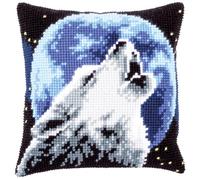VERVACO (3PL) Needlepoint KIT Wolf, Cotton, 40 x 40 cm