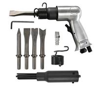 Needles Air Pneumatic Needle Scaler Deruster Rust Paint Remover Tool
