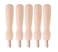 Needles for felting, 5 pcs Handmade needle felting DIY Rust-proof universal wooden wet felting holder for dry felting needling