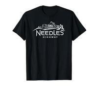 Needles Highway South Dakota Motorcycle Value Graphic T-Shirt, Men, Black, S