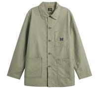 Needles Men's Reversed Sateen Coverall Jacket Olive