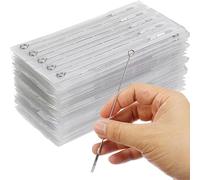 Needles Set - NAQASE 100PCS Mixed Stick and Poke RL, RS, M1 Assorted Disposable Sterile Needles(MIX-100PCS)