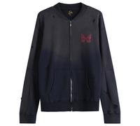 Needles Women's Deconstructed Zipped Sweat Navy