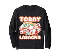 Needless as The G in Lasagna Funny say Business Joke Long Sleeve T-Shirt
